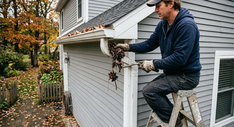 Gutter Pine Needle Removal in Monmouth County, NJ